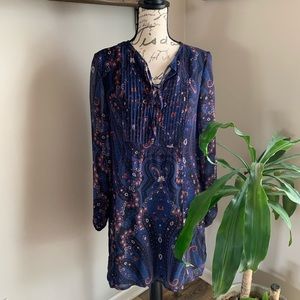 Paisley print dress